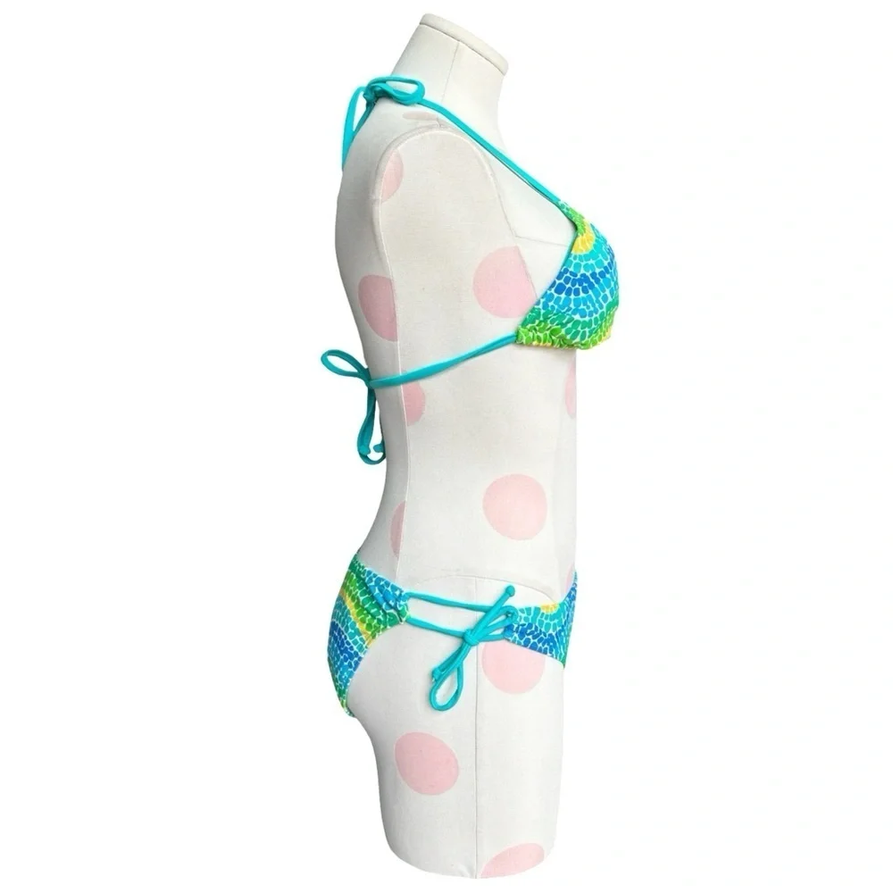 Y2K Joe Boxer String Bikini- top size small, bottoms size medium
